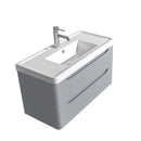 Wyndham Collection Murano 36 inch Single Bathroom Vanity in Gray, Acrylic-Resin Countertop, Integrated Sink, and 24 inch Mirror 3