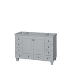 Acclaim 48" Single Bathroom Vanity in Oyster Gray, No Countertop, No Sink and No Mirror