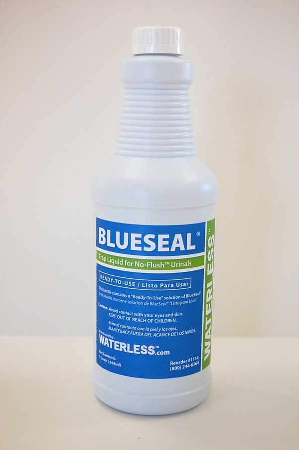 Waterless Blueseal 4 Quarte Urinal Trap Seal Liquid (Set of 4)