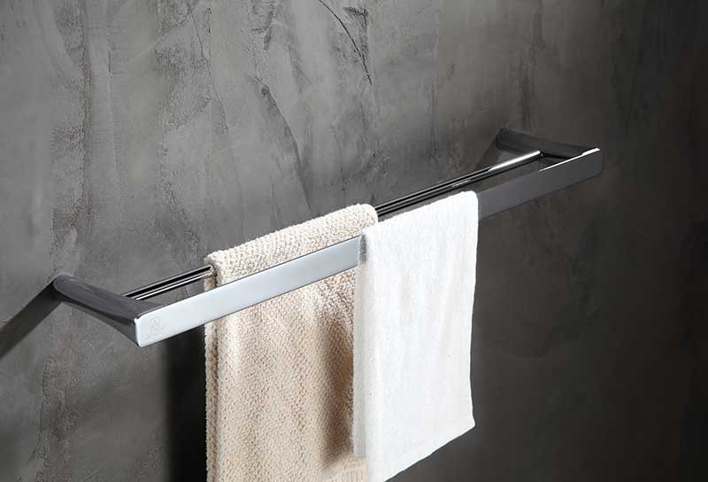 Anzzi Caster 3 Series Towel Bar in Polished Chrome AC-AZ057 3