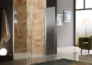 Anzzi Duke 48 in. x 72 in. Semi-Frameless Pivot Shower Door in Brushed Finish with Handle SD-AZ04BBH-R 3