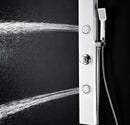 Anzzi Hacienda Series 44 in. Full Body Shower Panel System with Heavy Rain Shower and Spray Wand in White