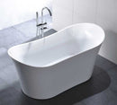Legion Furniture 67" White Acrylic Tub - No Faucet White