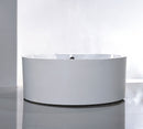 Legion Furniture 59" White Acrylic Tub - No Faucet White 2