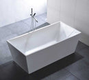Legion Furniture 67" White Acrylic Tub - No Faucet White