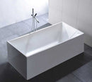 Legion Furniture 67" White Acrylic Tub - No Faucet White