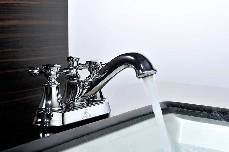 Anzzi Major Series 2-Handle Bathroom Sink Faucet in Polished Chrome 5