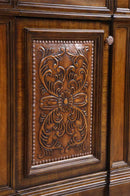 Legion Furniture 48" Solid Wood Sink Vanity With Travertine-No Faucet Light Walnut 4