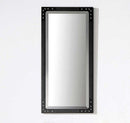 Legion Furniture 18.5" Black Color Wood Sink Vanity With Glass Top-No Faucet Matt Black 2