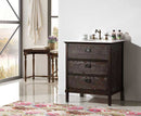 Legion Furniture 30" Brown Color Solid Wood Sink Vanity With Marble Top-No Faucet Brown 2