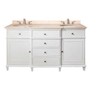 Avanity Windsor 60 in. Vanity Combo WINDSOR-VS60-WT-B