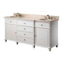 Avanity Windsor 72 in. Vanity Only WINDSOR-V72-WT 2