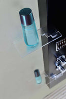 Anzzi Ronin 52 in. 2-Jetted Full Body Shower Panel with Heavy Rain Shower and Spray Wand in Black SP-AZ025 8
