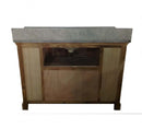 InFurniture 48" Solid Wood Single Sink Vanity With No Faucet WK1948 5