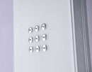 Anzzi VELD Series 64 in. Full Body Shower Panel System with Heavy Rain Shower and Spray Wand in White 5