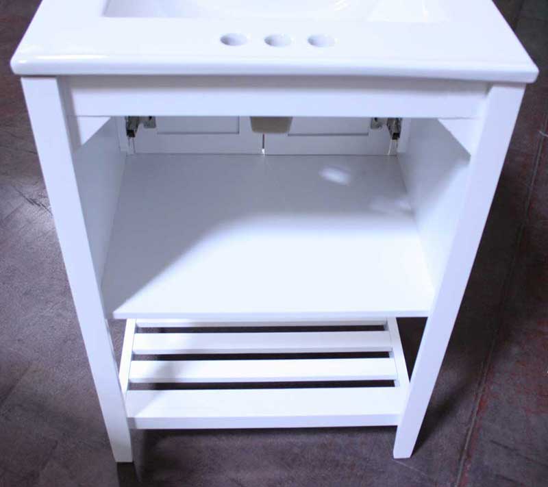 Legion Furniture 24" Sink Vanity Without Faucet White 3