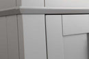 Legion Furniture 24" Gray Sink Vanity, No Faucet 3