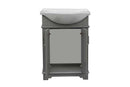 Legion Furniture 24" Gray Sink Vanity, No Faucet 7