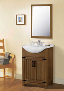 Legion Furniture 24" Weathered Gray Sink Vanity, No Faucet