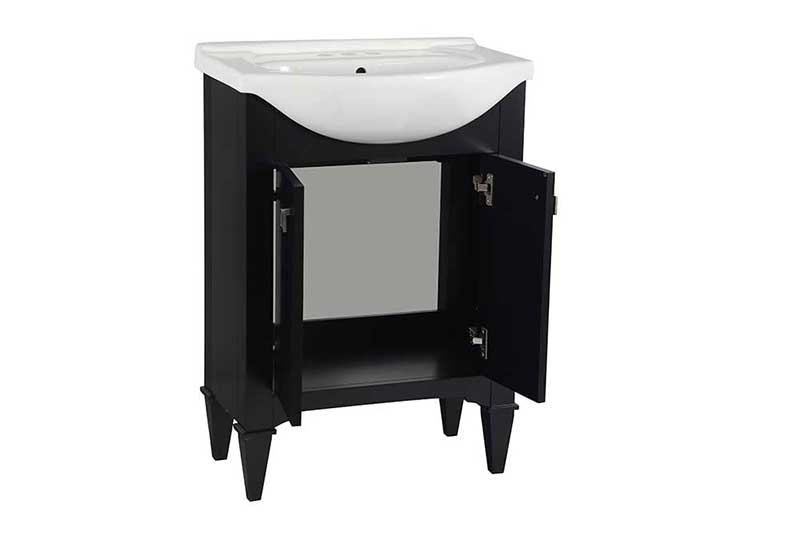Legion Furniture 24" Espresso Sink Vanity, No Faucet 6