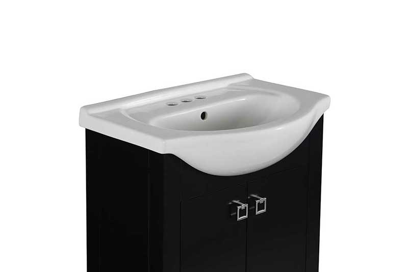 Legion Furniture 24" Espresso Sink Vanity, No Faucet 7