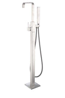 Anzzi Victoria 2-Handle Claw Foot Tub Faucet with Hand Shower in Brushed Nickel FS-AZ0031BN 20