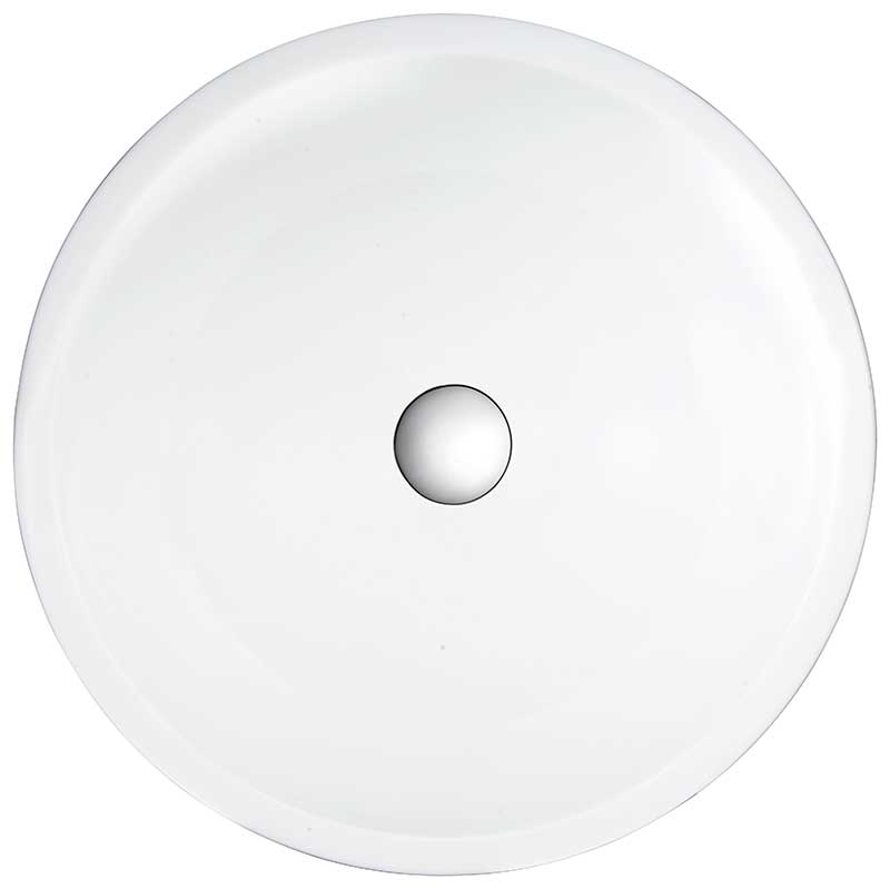 Anzzi Egret Series Vessel Sink in White LS-AZ032 6