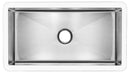 Anzzi Nepal Series Farmhouse Solid Surface 33 in. 0-Hole Single Bowl Kitchen Sink with Stainless Steel Interior in Matte White K-AZ270-A1 8