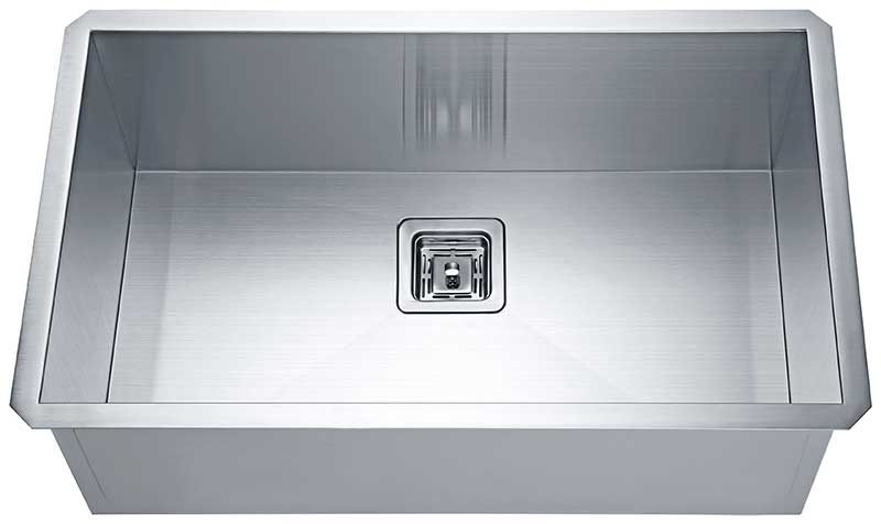 Anzzi Vanguard Undermount Stainless Steel 32 in. 0-Hole Single Bowl Kitchen Sink in Brushed Satin K-AZ3219-1AS 6