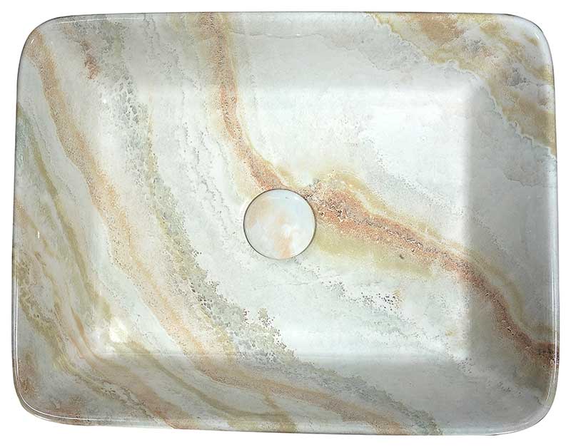 Anzzi Marbled Series Ceramic Vessel Sink in Marbled Earth Finish LS-AZ241 2