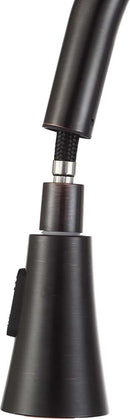 Anzzi Tulip Single-Handle Pull-Out Sprayer Kitchen Faucet in Oil Rubbed Bronze KF-AZ216ORB 22