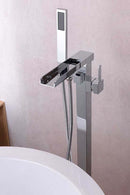 Anzzi Union 2-Handle Claw Foot Tub Faucet with Hand Shower in Polished Chrome FS-AZ0059CH 5