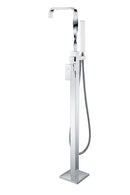 Anzzi Yosemite 2-Handle Claw Foot Tub Faucet with Hand Shower in Polished Chrome FS-AZ0050CH 17