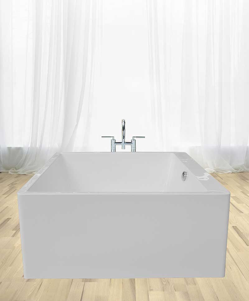 Aquatica PureScape Acrylic 52" x 52" Freestanding Bathtub 2