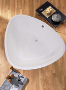 Aquatica PureScape 74" x 59" Freestanding Acrylic Bathtub 3