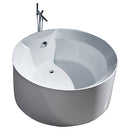 Aquatica PureScape 53" x 53" Freestanding Acrylic Bathtub 2