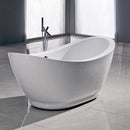 Aquatica PureScape 65" x 30" Freestanding Acrylic Slipper Tub