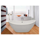 Aquatica PureScape 65" x 30" Freestanding Acrylic Slipper Tub 4