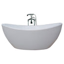 Aquatica PureScape 75" x 38" Freestanding Acrylic Slipper Tub 2