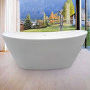 Aquatica PureScape 64" x 34" Freestanding AquaStone Bathtub Gloss / Matte