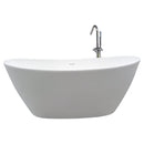 Aquatica PureScape 64" x 34" Freestanding AquaStone Bathtub Gloss / Matte 3