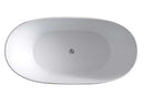 Aquatica PureScape 64" x 34" Freestanding AquaStone Bathtub Gloss / Matte 4