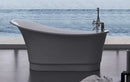 Aquatica PureScape 63" x 32" Freestanding Acrylic Slipper Tub 4