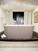 Aquatica PureScape 62" x 28" Freestanding AquaStone Bathtub