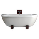 Aquatica AdoreMe 75" x 35" Freestanding Hybrid Acrylic-Composite Bathtub 2