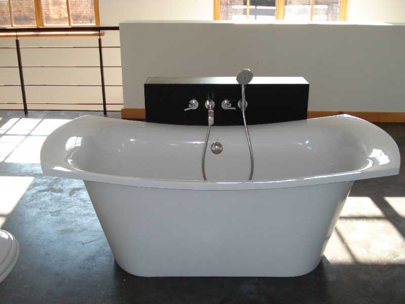 Aquatica LoveMe 71" x 34" Freestanding EcoMarmor Slipper Tub