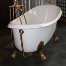 Aquatica Nostalgia 67" x 33" Freestanding EcoMarmor Slipper Tub