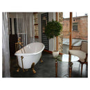 Aquatica Nostalgia 67" x 33" Freestanding EcoMarmor Slipper Tub 3