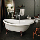 Aquatica Nostalgia 67" x 33" Freestanding EcoMarmor Slipper Tub 9