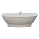 Aquatica Gem 76" x 40" Freestanding EcoMarmor Bathtub 2